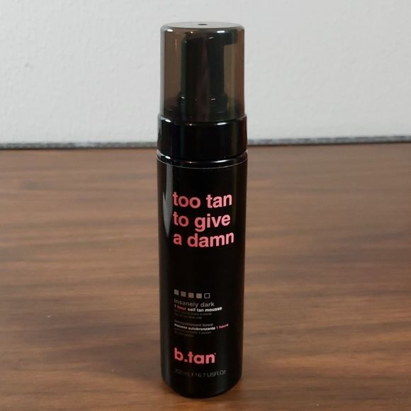 NEW Too Tan to Give a Damn Self Tanner Mousse Dark - Picture 1 of 4